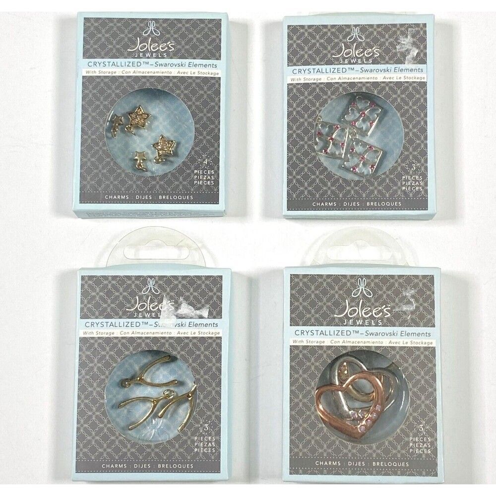 Jolees Jewels Swarovski Crystal Elements Charms Jewelry Making Pendant Lot